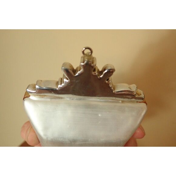 Mona Lisa Frame Glass Blown Large Ornament Gold Ornate Art Da Vinci - Picture 6 of 9